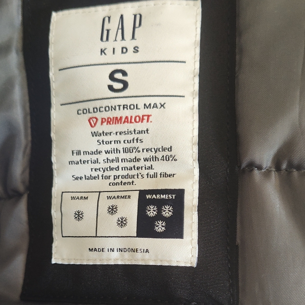 GAP Kids ColdControl Max Puffer Jacket - Gray
